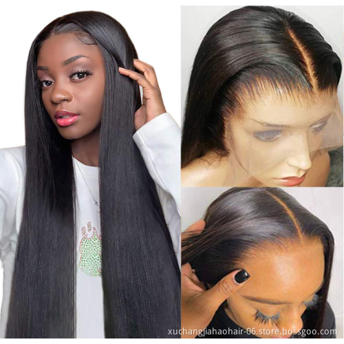 Woman`s Romance New Arrival 100% HD Lace Front Virgin Cuticle Aligned Pre-Plucked Wigs Human Hair Lace Front